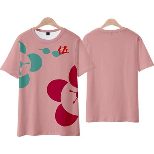 Anime Cosplay 3D Print Cartoon ZOMBIE LAND SAGA Minamoto Sakura Casual Breathable T-Shirt Tee T Shirt Top
