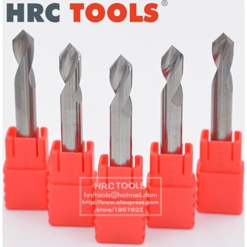 R8-8Dx90ax60L 90 Degree Cutter Router Bit Tool 2 Flutes Carbide Milling Cutters Chamfer End Mill for Aluminum