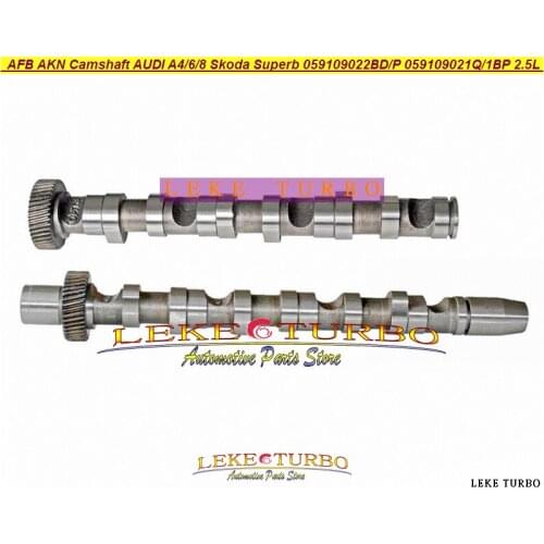 AFB AKE AKN AYM BFC Camshaft For AUDI A4 A8 A6 Skoda Superb 2.5D 2.5TDI 2496CC 97- 059109022BD 059109022P 059109021Q 059109021BP