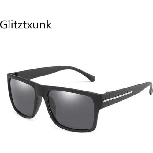 Glitztxunk Retro Square Polarized Sunglasses Women Men Brand Design Driving Sun Glasses for Men Shades Eyewear Oculos de sol