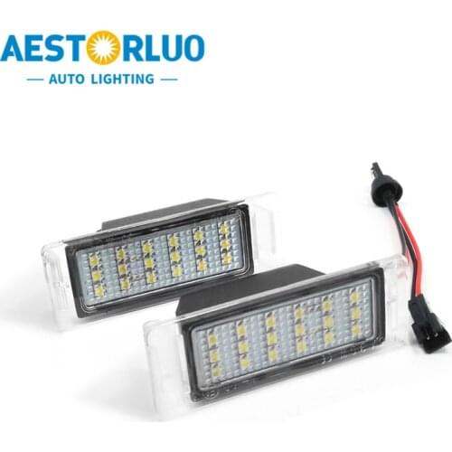 2pcs Error Free Factory Supply Canbus LED License Plate Light Number Plate Lamp Fit For Chevrolet Chevy Cruze Camaro White 12V