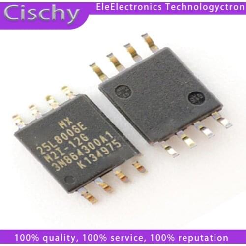 5pcs MX25L8006EM2I-12G MX25L8006E 25L8006E SOP-8 In Stock