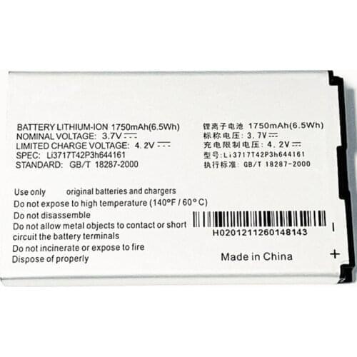 3.7V 1750mAh Li3717T42P3h644161 For ZTE Telstra Tough 3 T55 Li3719T42P3h644161 ZEBAJ1 Battery