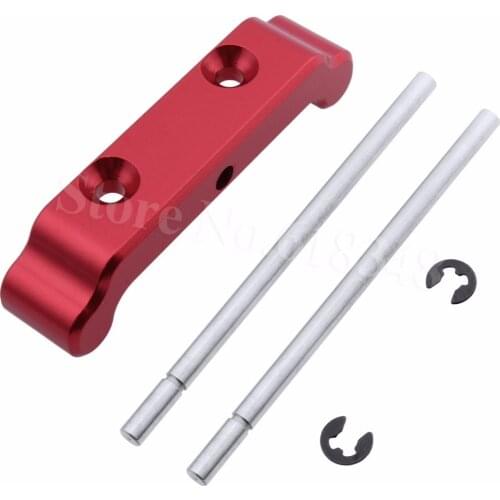 Alum Susp Arm Hinge Pin Holder Mount Plate For Himoto Tanto E10XB RC Buggy Model Car Upgrade Parts of 31210