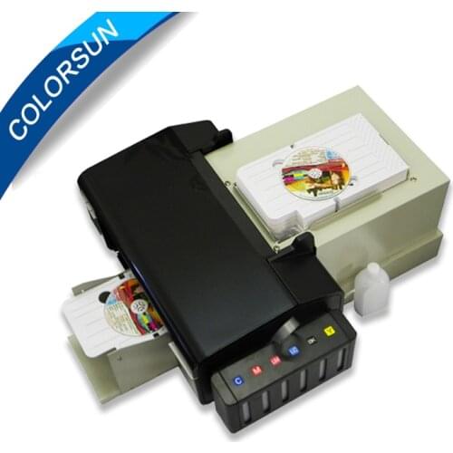 Colorsun High quality automatic pvc id card printer plus 50pcs pvc tray for pvc card printing on hot sales