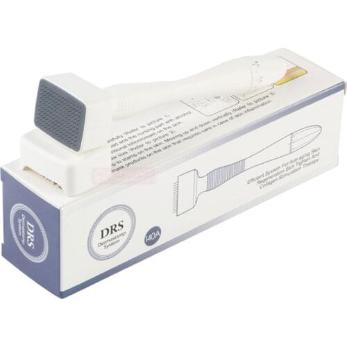 Stainless Steel 140 Derma Roller Regrowth Anti Hair Loss Microneedle Adjustable Length Needle Skin Care Tools