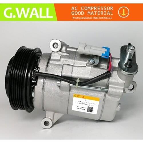 For Car CSP15 AC Air Compressor Chevrolet CRUZE J300 1.6 1.8 2009- 13271258 13250596 13250601 101150167 96966630 687997689 6PK