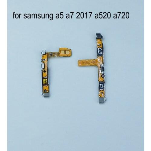For Samsung Galaxy A5 2017 A520 A520F A7 2017 A720 A720F Original Phone Housing Power Volume Button On Off Key Flex Cable