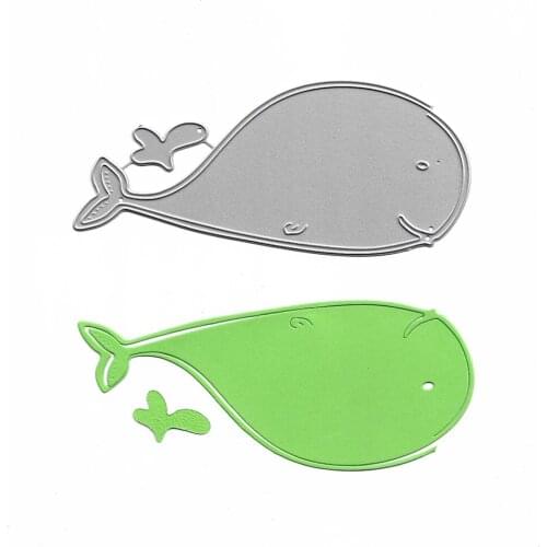 Whale Metal Cutting Dies DIY Album Cards Decorative Crafts Making Template Stencil Dies Embossing Scrapbooking Cut Die Mold New