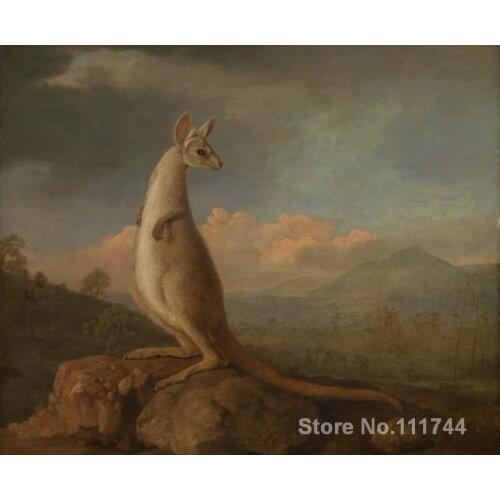 The Kongouro from New Holland by George Stubbs famous landscapes art home decor High quality Handmade