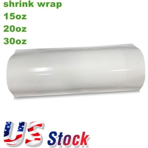 In Convection Oven Tumblers Heat Transfer Sleeve for 15oz 20oz 30oz Skinny Sublimation Tumbler Shrink Film Sleeve Shrink Wrap