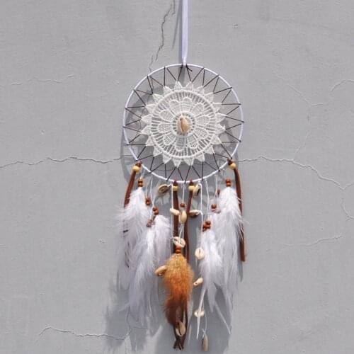 Creative Feather Shell Dreamcatcher Hangings, Home Decor Wall Hangings, Handmade Decorations