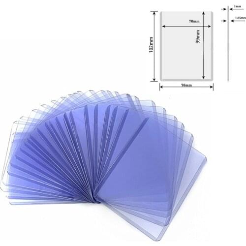 Multifunction 1\5\10Pc 35PT Top Loader 3x4" Board Game Card Outer Protector Gaming Trading Card Holder Sleeves For Sports Car