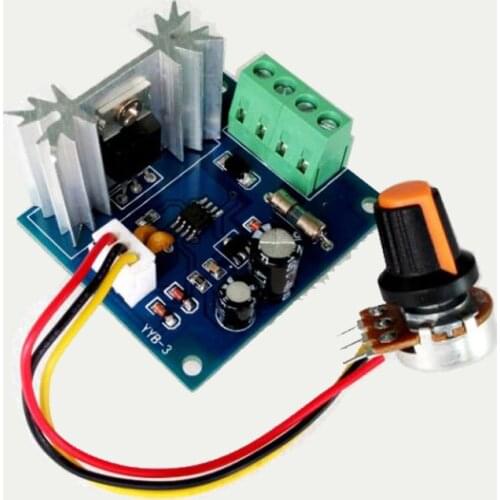 PWM DC motor speed control module / gear motor controller / microcontroller development circuit DC12V 24V