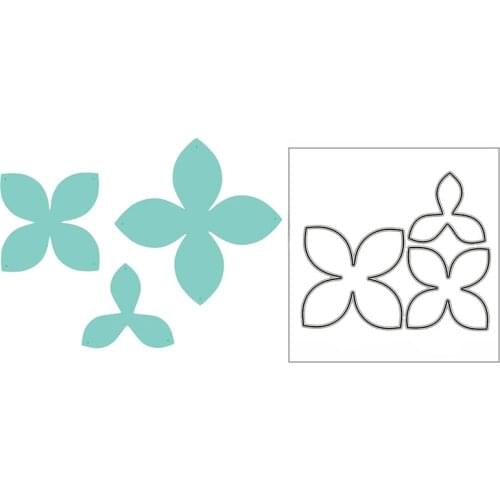 New 3D Small Layered Petal Flower 2020 Metal Cutting Dies for DIY Scrapbooking and Card Making Decor Embossing Craft No Stamps