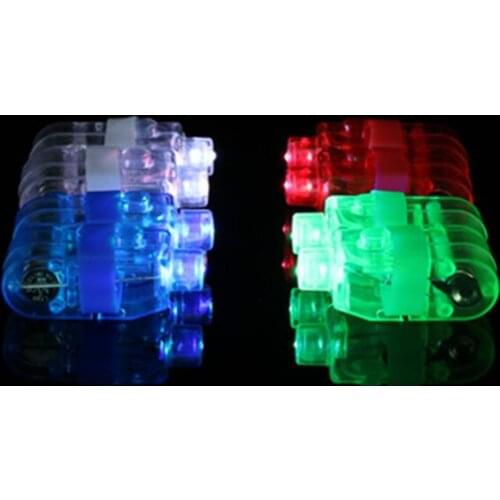 Factory wholesale finger lamp LED luminous finger lamp dazzling colorful flashing KTV laser lamp magic ring lamp stand source