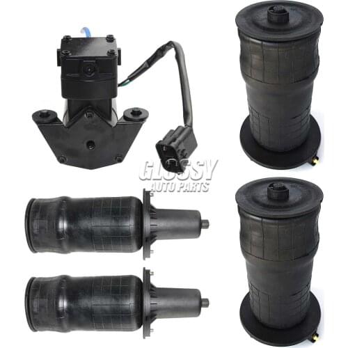 AP03 Air spring bags+air suspension compressor pump (5 PCS) For RANGE ROVER P38