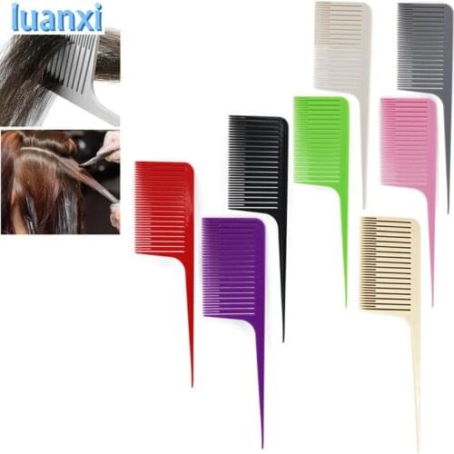New Arrivals Large Wide Tooth Combs of Hook Handle Detangling Reduce Hair Loss Comb Hair Dress Salon Dyeing Styling Brush Tools