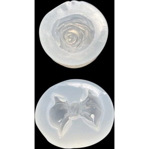 Silicone Mold for Wall Hanging Camellia Rose Flower Epoxy Resin Mold Pendant