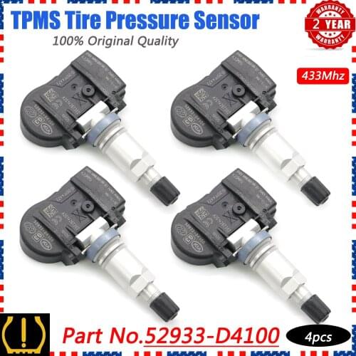 XUAN 4PCS TPMS Tire Pressure Monitor Sensor For Hyundai ELANTRA I30 FASTBACK KIA OPTIMA NIRO Sorento 2015-2022 52933-D4100