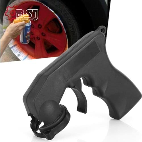 Spray Adaptor Paint Care Aerosol Spray Gun Handle with Full Grip Trigger Locking Collar Car Maintenance