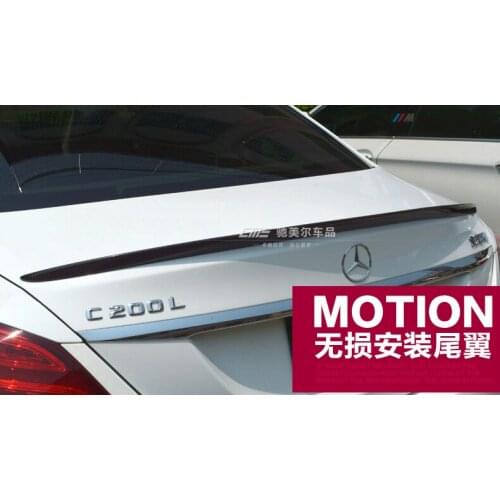 Fit for Mercedes-Benz 2015 W205 C180L C200L C260L AMG carbon fiber rear spoiler rear wing