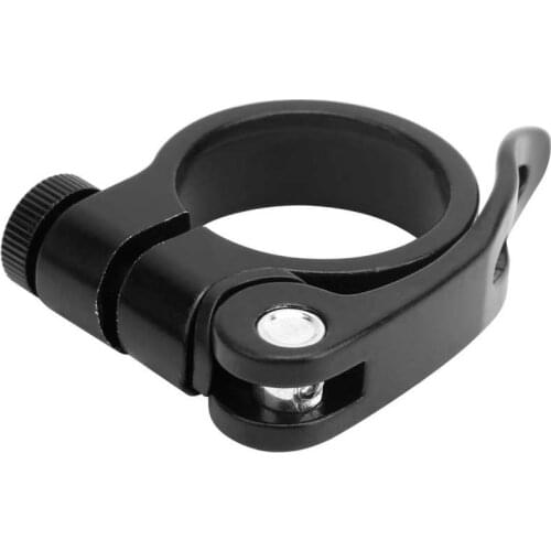 Bicycle Seatpost Clamp Mountain Bike Quick Release Clip 31.8mm Aluminium Alloy Seat Post Clamp Tube Clip Bike Parts