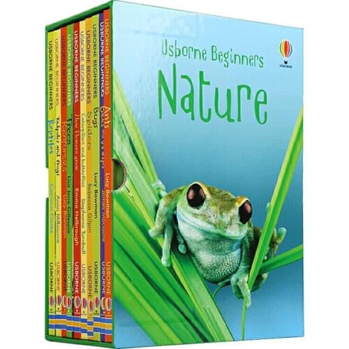 10 Books/Set Usborne Beginners Nature Children Interesting encyclopedic knowledge Kids English Reading picture Story Book