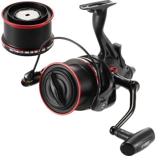 12 1BB 4.6:1 Spinning Fishing Reel NFR 8000 9000 Fishing Metal Double Shallow Spool Saltwater Reel Fishing Accessories -40