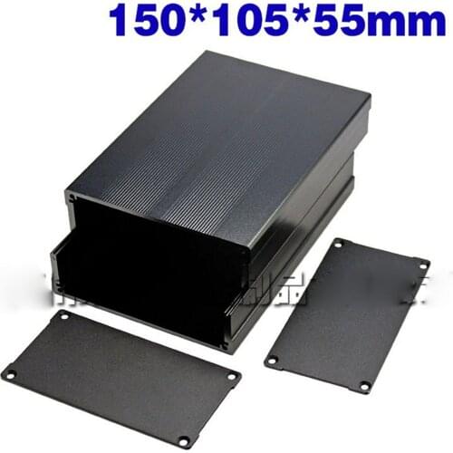 150x105x55mm Aluminum Enclosure PCB Shell Cooling Box Case Split Type