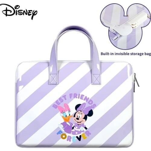 2021 Original Disney Mickey Minnie Laptop Bag Case for Macbook Air Pro 13 14 15.6 Laptop Sleeve Waterproof Bag For Dell Lenovo