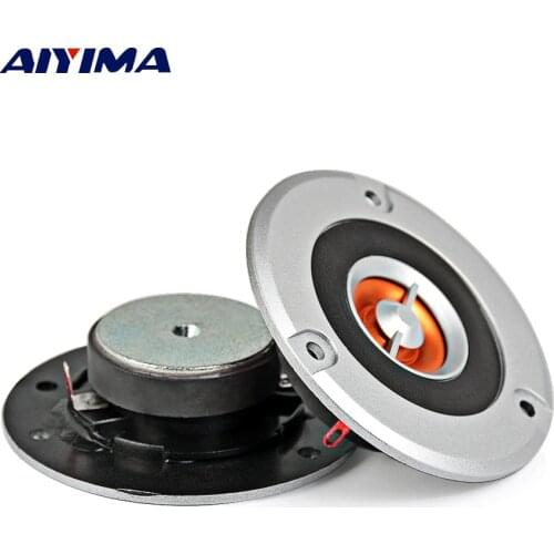 AIYMA 2Pcs 3Inch Audio Tweeter Loudspeaker Driver 4 Ohm 20 W Home Theater KTV HIFI Music MIni Speaker