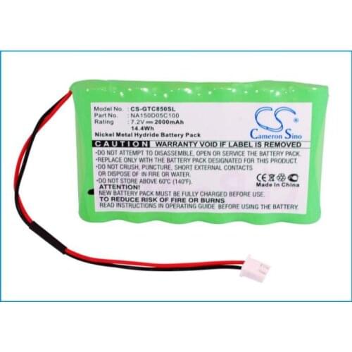 Cameron Sino 2000mAh battery for GRAETZ TC850B TC850C NA150D05C100