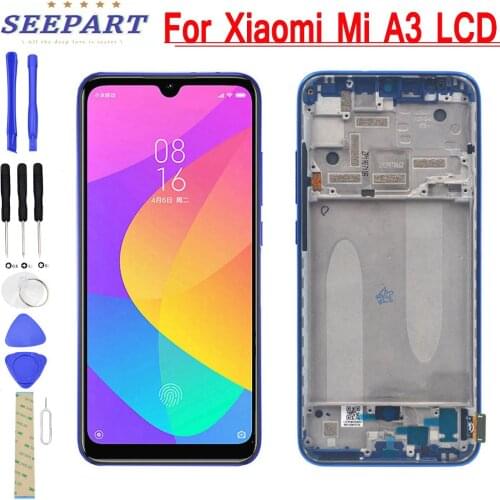 Replace the AMOLED screen for Xiaomi Mi A3 LCD MI A3 display digitizer touch screen with 6.39" Xiaomi Mi A3LCD Mi CC9E LCD displ
