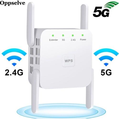 5G Wireless WiFi Repeater Universal for TV Laptop Phone Xbox Wireless Wifi Long Range Booster Wi-Fi Signal Amplifier Extender
