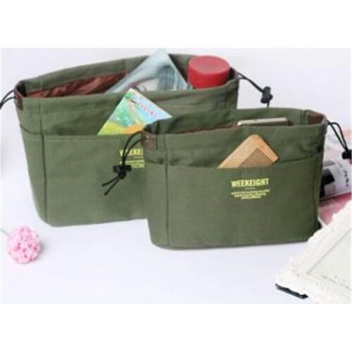 Girl Makeup Bag Organizer Insert Multi-functional Travel Portable Cosmetic Bag Handbag Organizer Toiletry Storage Bags neceser