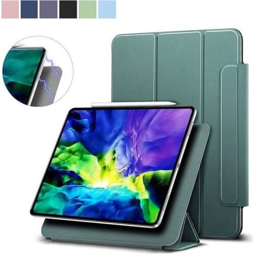 Double-sided Magnetic Leather Case for iPad Air 4 10.9 2020 Smart Cover for iPad Pro 11 M1 2021 2018 Support for Apple Pencil