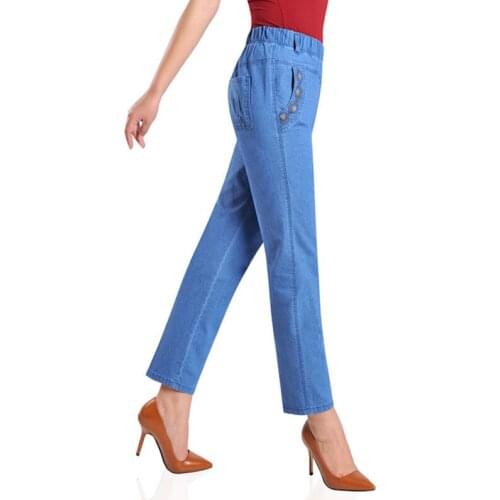 Женские джинсы с вышивкой Happy Time China At AliExpress