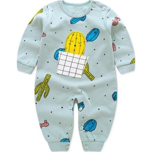 2018 Newborn Baby Girl Boy Rompers cotton infantil clothing kids romper cartoon