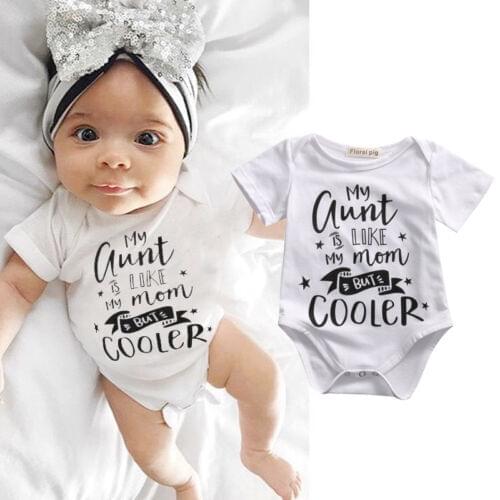 Newborn Toddler Baby Boy Girl Short Sleeve Jumpsuit Playsuit Outfit Cotton Clothes Size 0-18M