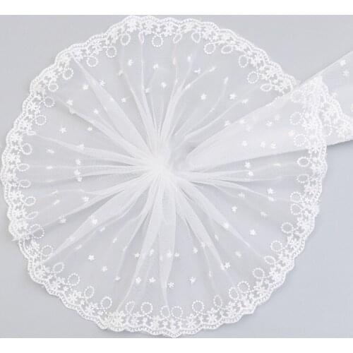 Multi sizes 5yards Embroidery Lace ribbon dress lace fabric ribbon,DIY aceessories ,sewing accessories Lace fabric Lace trim