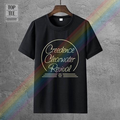 Ccr Creedence Clearwater Revival Rock Legend MenS Black T Shirt Size S To 3Xl