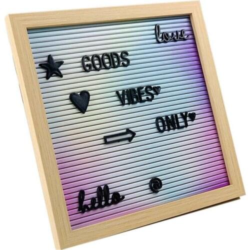2021 New Fashion Hot Sale Changeable Writing Board Message Board; Multicolor (space-space); 121 Letter Characters
