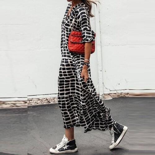 Nowsaa Long Sleeve Summer Dresses