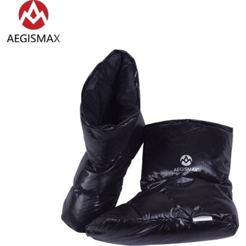 AEGISMAX Sleeping Bag Accessories Duck Down Slippers Foot Cover Camping Soft Sock Unisex Indoor/Warm Long Journey Lightweight