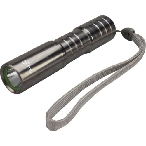 SingFire SF-75 XR-E Q5 200lm 3-Mode Mini LED Warm white light Flashlight - Silver (1 x AA/14500)