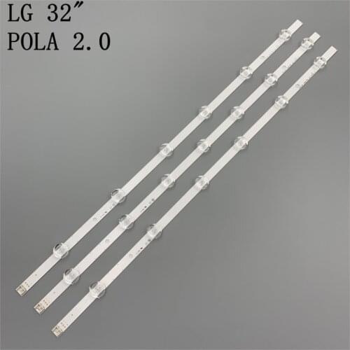 3PCS(2A+1B) LED backlight strip for LG TV POLA2.0 32" HC320DXN-VSFP4-21XX 32LN5100 32LN545B 32LN5180 32LN5500 32LN570R 32LN570B