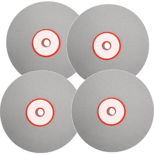 TOP 4Pcs Diamond Polishing Disc 600 800 1200 3000 Grit 6Inch Flat Lap Grinding Wheel Lapping Grinding Disc Tool