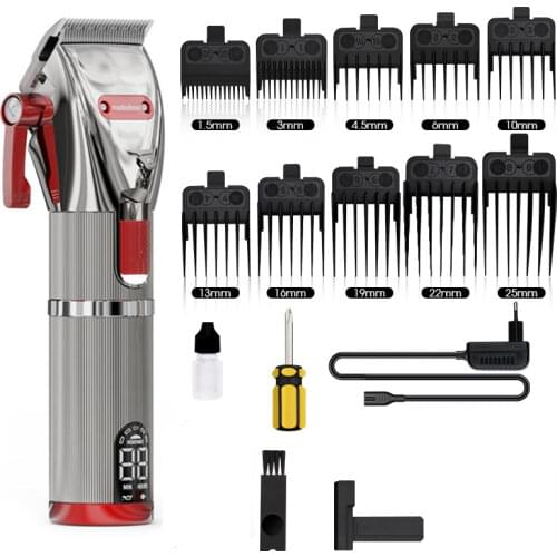 7000 SPM Professional Hair Clipper Beard Trimmer For Men Barber 0.1mm Baldhead Clippers Hair Cutting Machine Cut T Blade Trimmer