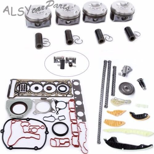 YMM Pin 23mm Engine Piston Timing Chain Guide Cylinder Oil Seal Gasket Repair Kit For VW Audi A4 Skoda Seat 2.0T 06H107065DD